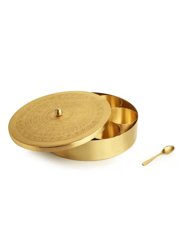 Spice Box - Premium Quality Spice Box Daily Kitchen Use Item | Must Buy | 1 Big & 7 Small Container - Image 4