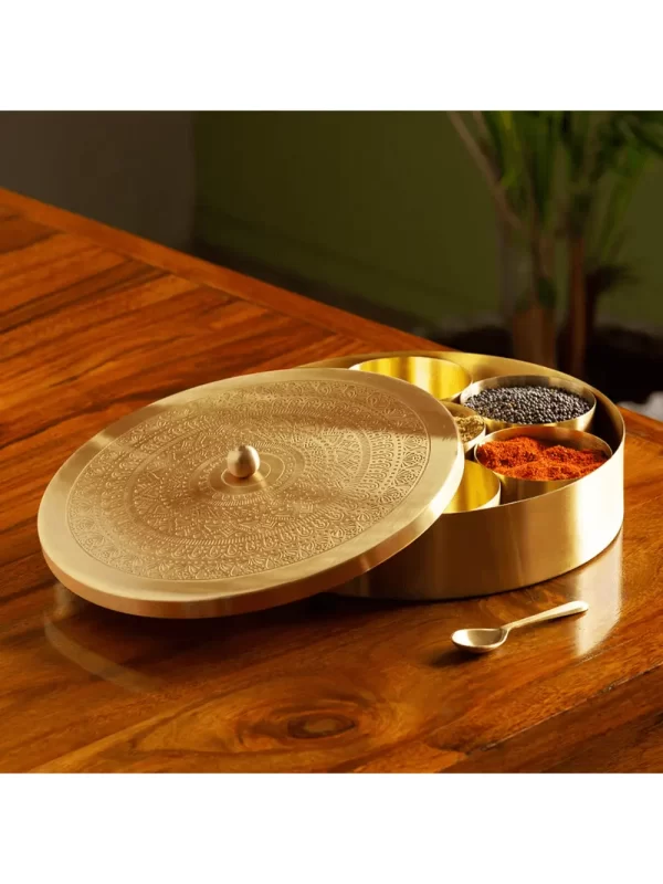 Spice Box - Premium Quality Spice Box Daily Kitchen Use Item | Must Buy | 1 Big & 7 Small Container - Image 2