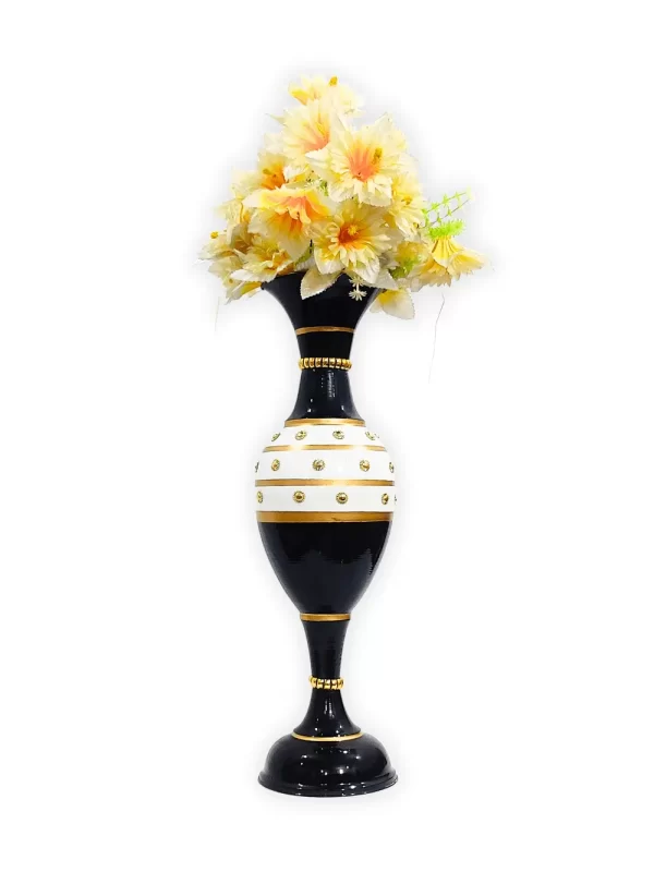Youngsera Design Starry Golden and Black Combination Decor Flower Vase - Elegant Home Décor Accent for All Occasions - Perfect Gift Ideal - Image 3