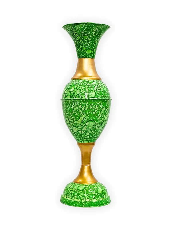 Youngsera - Timeless Beauty: Handcrafted Marble Flower Vase | 23 Inch Height | Perfect for Home decor, Living room, Dining table - Green - Image 2