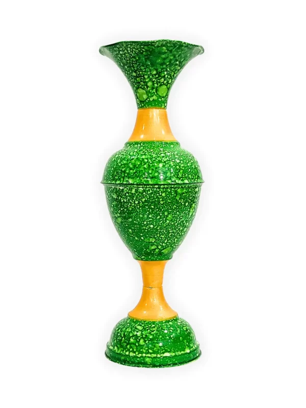 Elevate Your Decor with the Timeless Elegance of the 16-Inch Marble Flower Vase by Youngsera - Green - Image 2