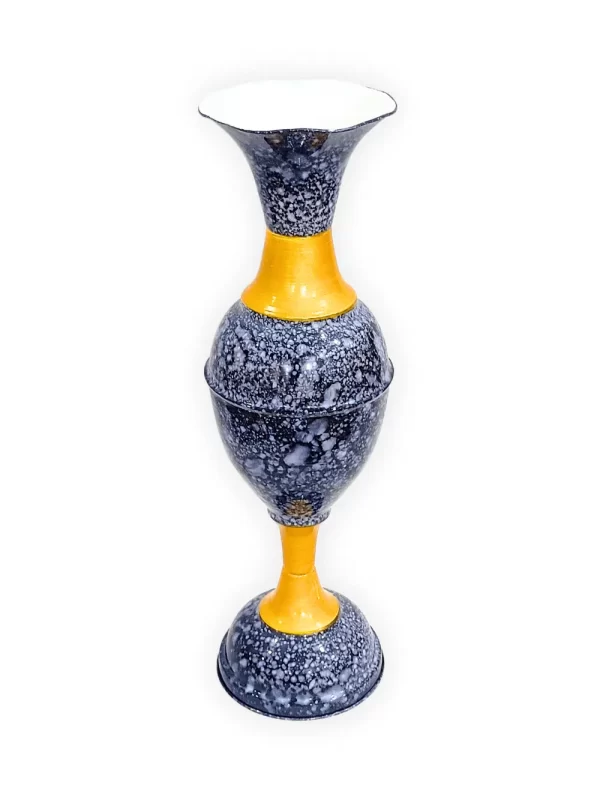 Youngsera - Timeless Beauty: Handcrafted Marble Flower Vase | 23 Inch Height | Perfect for Home decor, Living room, Dining table - Black - Image 4