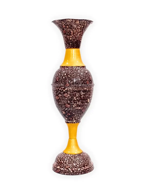 Youngsera - Timeless Beauty: Handcrafted Marble Flower Vase | 23 Inch Height | Perfect for Home decor, Living room, Dining table - Coffee - Image 2