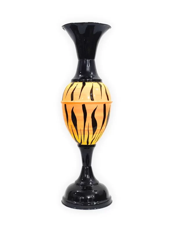 Enhance Your Decor with Youngsera 23-Inch Handmade Tiger Design Flower Vase - Yellow - Image 2