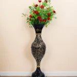 Youngsera 23 Inch Handmade Table Decor Flower Vase Perfect For Home Decor, Gifting, Centerpiece - Black