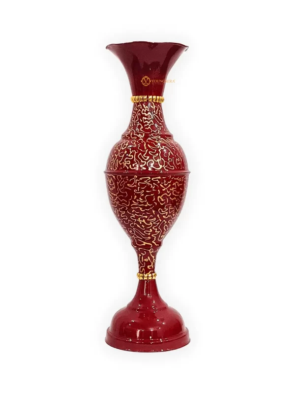 Youngsera 23 Inch Handmade Table Decor Flower Vase Perfect For Home Decor, Gifting, Centerpiece - Cherry - Image 2