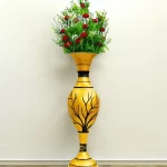Youngsera Flower Vase For Artificial Flowers Home Décor Office Living Room Bedroom Table Decoration Item 24 Inch Vase - Golden