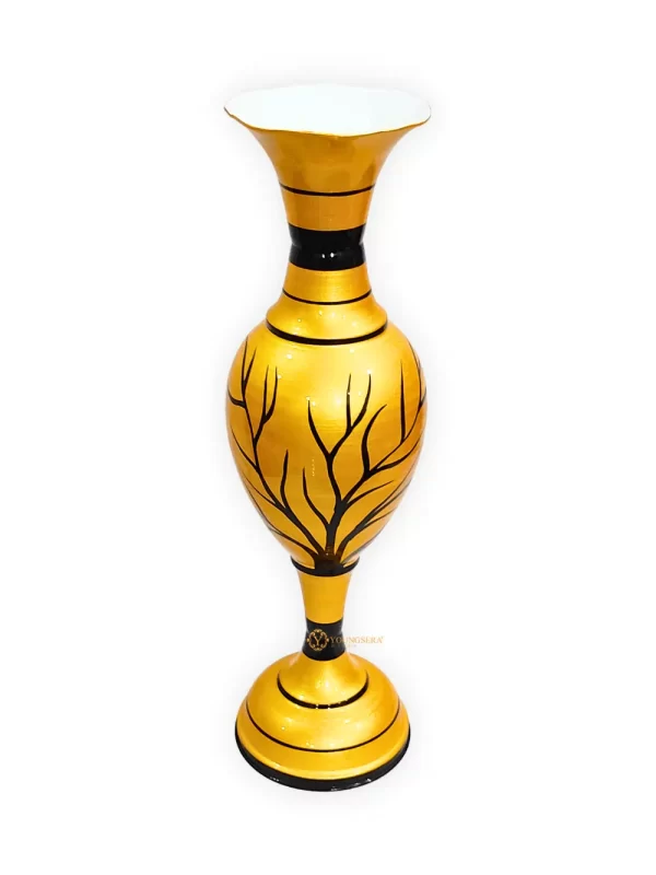 Youngsera Flower Vase For Artificial Flowers Home Décor Office Living Room Bedroom Table Decoration Item 24 Inch Vase - Golden - Image 4