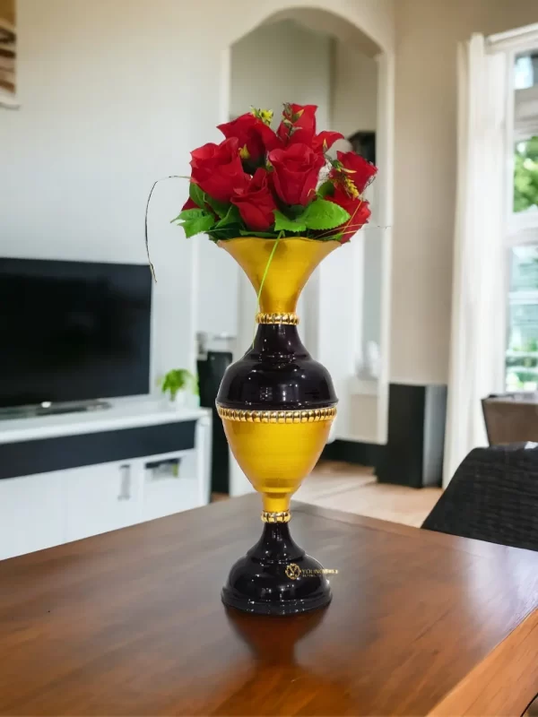 Youngsera Flower Vase for Home Decor Table Decor | Small Size Flower Vase For Table Decor | 16 Inch | Black - Image 6