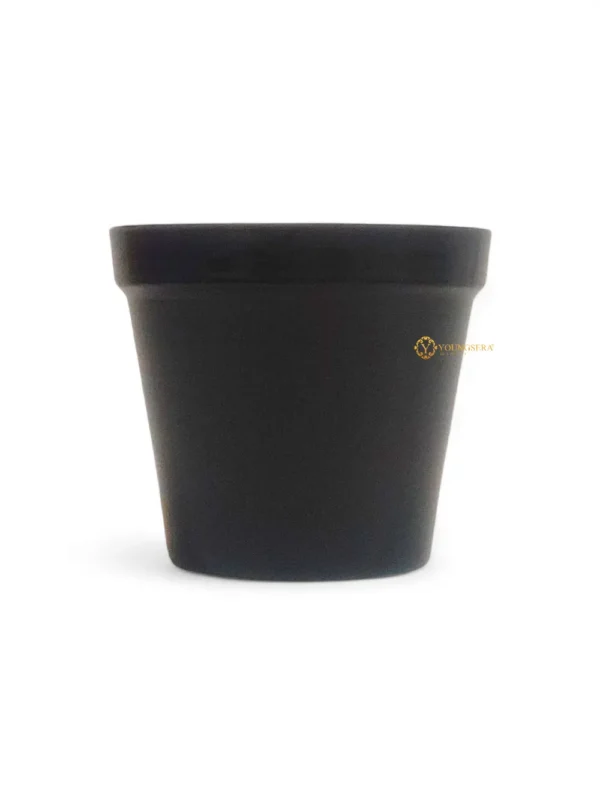 Planter Black (1) Youngsera Planter For Table Decor | Best Table Centerpiece | Table Vase for Home Decor | Perfect for Wedding Centerpieces, Anniversary Gifts, and Birthday Presents – Combo Pack Of 3 - Pure Black - Image 3