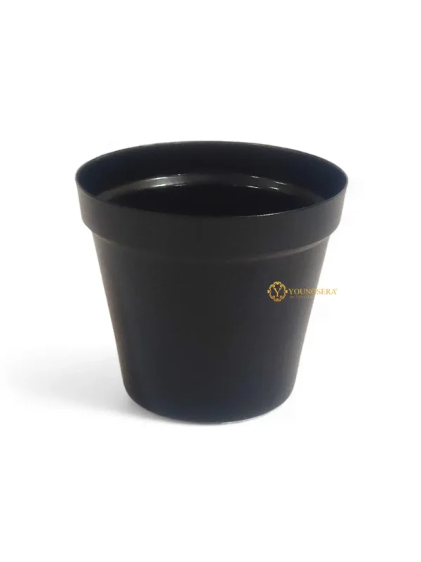 Planter Top View (1) Youngsera Planter For Table Decor | Best Table Centerpiece | Table Vase for Home Decor | Perfect for Wedding Centerpieces, Anniversary Gifts, and Birthday Presents – Combo Pack Of 3 - Pure Black - Image 4