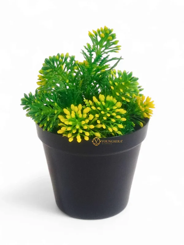 Planter flower 2 (1) Youngsera Planter For Table Decor | Best Table Centerpiece | Table Vase for Home Decor | Perfect for Wedding Centerpieces, Anniversary Gifts, and Birthday Presents – Combo Pack Of 3 - Pure Black - Image 6