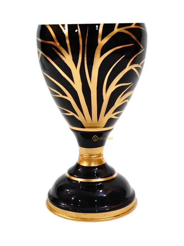 Youngsera Handmade Tree Design Flower Vase For Artificial Flowers Home Décor Office Living Room Bedroom Table Decoration Item 12 Inch Vase | Pack Of 2 | Black - Image 5