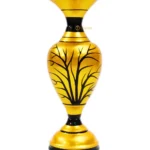 Youngsera Handmade Tree Design Flower Vase For Artificial Flowers Home Décor Office Living Room Bedroom Table Decoration Item 12 Inch Vase | Pack Of 2 | Golden