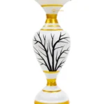Youngsera Handmade Tree Design Flower Vase For Artificial Flowers Home Décor Office Living Room Bedroom Table Decoration Item 12 Inch Vase | Pack Of 2 | White
