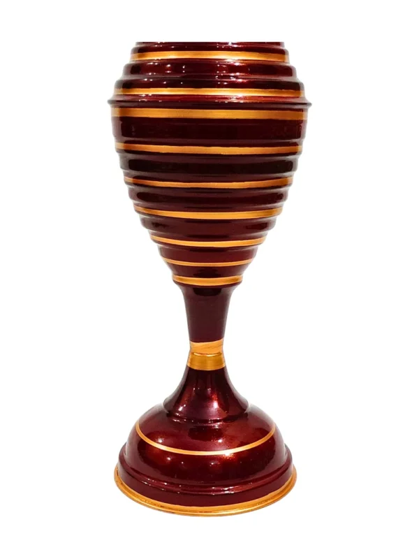 Youngsera Handmade 23 Inch Ring Design Flower Vase For Artificial Flowers Home Décor Office Living Room Bedroom Corner Decoration Item – Brown - Image 6