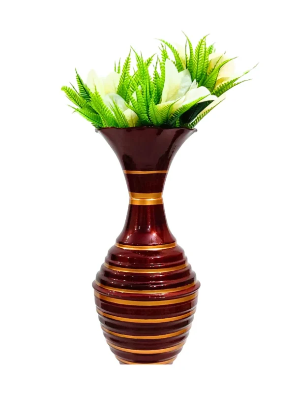 Youngsera Handmade 23 Inch Ring Design Flower Vase For Artificial Flowers Home Décor Office Living Room Bedroom Corner Decoration Item – Brown - Image 7