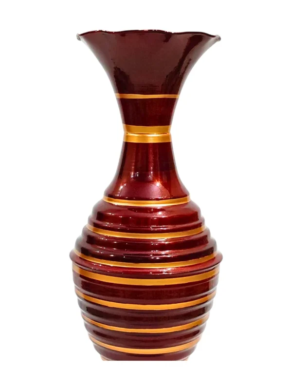 Youngsera Handmade 23 Inch Ring Design Flower Vase For Artificial Flowers Home Décor Office Living Room Bedroom Corner Decoration Item – Brown - Image 4