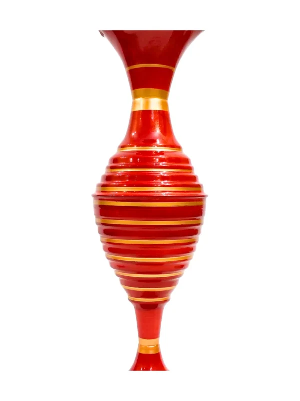 Youngsera Handmade 23 Inch Ring Design Flower Vase For Artificial Flowers Home Décor Office Living Room Bedroom Corner Decoration Item – Cherry - Image 4