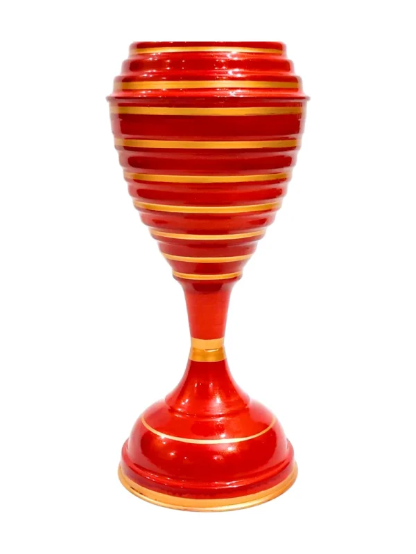 Youngsera Handmade 23 Inch Ring Design Flower Vase For Artificial Flowers Home Décor Office Living Room Bedroom Corner Decoration Item – Cherry - Image 5