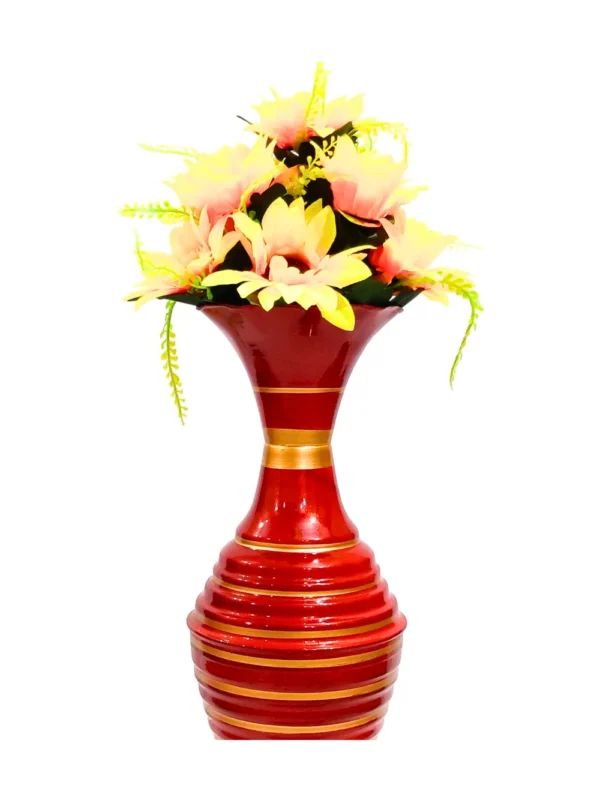 Youngsera Handmade 23 Inch Ring Design Flower Vase For Artificial Flowers Home Décor Office Living Room Bedroom Corner Decoration Item – Cherry - Image 8