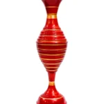 Youngsera Handmade 23 Inch Ring Design Flower Vase For Artificial Flowers Home Décor Office Living Room Bedroom Corner Decoration Item – Cherry