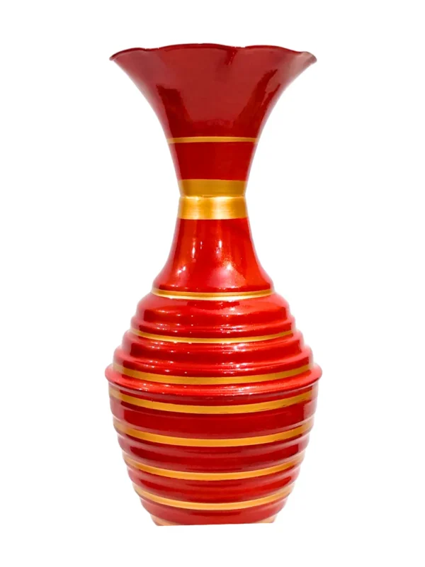 Youngsera Handmade 23 Inch Ring Design Flower Vase For Artificial Flowers Home Décor Office Living Room Bedroom Corner Decoration Item – Cherry - Image 3