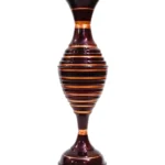 Youngsera Handmade 23 Inch Ring Design Flower Vase For Artificial Flowers Home Décor Office Living Room Bedroom Corner Decoration Item – Coffee