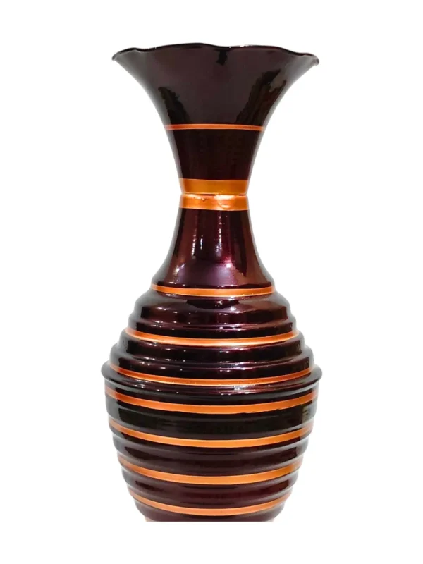 Youngsera Handmade 23 Inch Ring Design Flower Vase For Artificial Flowers Home Décor Office Living Room Bedroom Corner Decoration Item – Coffee - Image 4