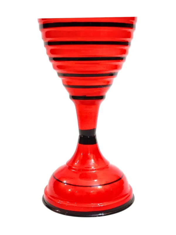 Youngsera Handmade 23 Inch Ring Design Flower Vase For Artificial Flowers Home Décor Office Living Room Bedroom Corner Decoration Item – Red - Image 6