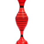 Youngsera Handmade 23 Inch Ring Design Flower Vase For Artificial Flowers Home Décor Office Living Room Bedroom Corner Decoration Item – Red