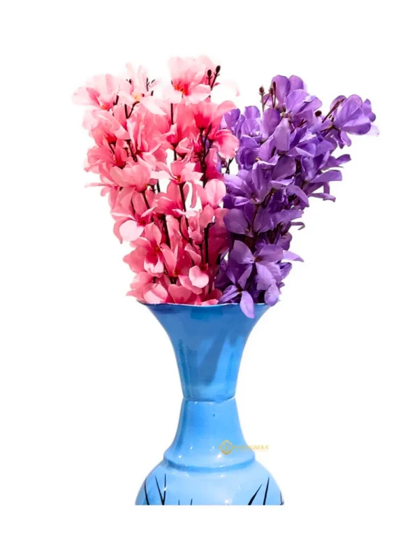 Youngsera Flower Vase For Artificial Flowers Home Décor Office Living Room Bedroom Table Decoration Item 24 Inch Vase - Blue - Image 4