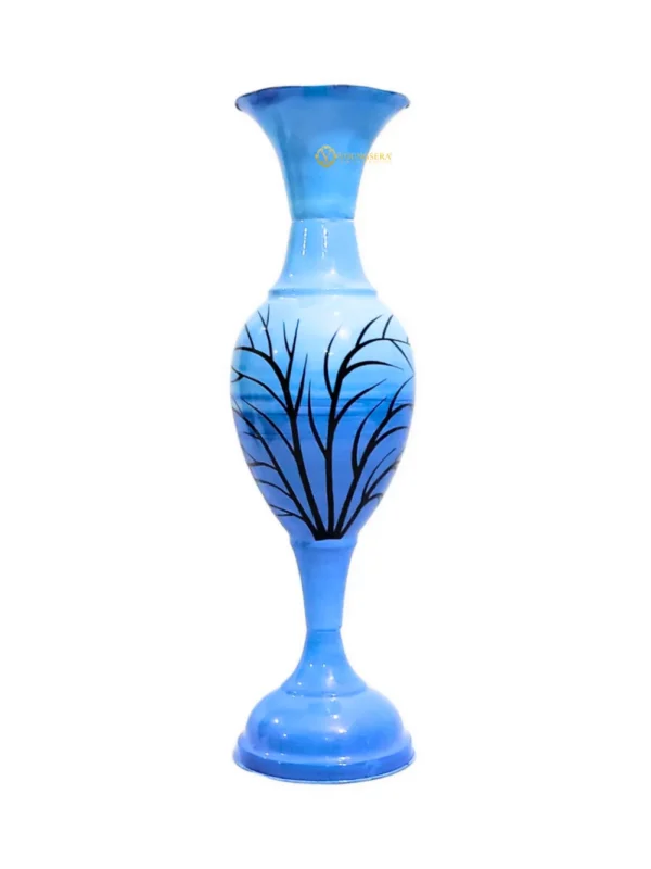 Youngsera Flower Vase For Artificial Flowers Home Décor Office Living Room Bedroom Table Decoration Item 24 Inch Vase - Blue - Image 1