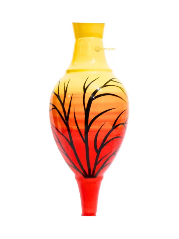 Youngsera Flower Vase For Artificial Flowers Home Décor Office Living Room Bedroom Table Decoration Item 24 Inch Vase - Red - Image 4