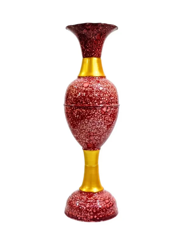 Youngsera Handmade 30 Inch Marble Design Flower Vase For Artificial Flowers Home Décor Office Living Room Bedroom Corner Decoration Item – Brown - Image 3