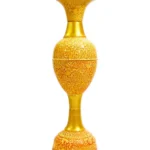 Youngsera Handmade 30 Inch Marble Design Flower Vase For Artificial Flowers Home Décor Office Living Room Bedroom Corner Decoration Item – Yellow