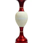 Youngsera 36-Inch Flower Vase: Exquisite Vase with White Pearls for Luxurious Home Decor - Cherry