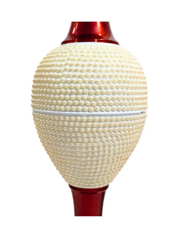 36 inch Full moti cherry mid Youngsera 36-Inch Flower Vase: Exquisite Vase with White Pearls for Luxurious Home Decor - Cherry - Image 3